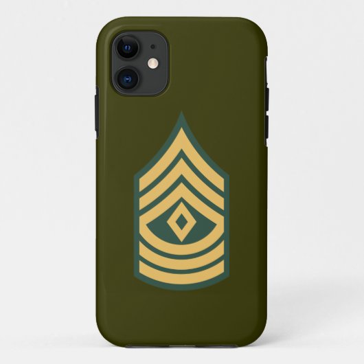 Army First Sergeant Case-Mate iPhone Hülle (Rückseite)