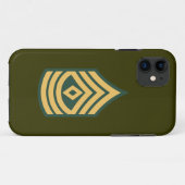 Army First Sergeant Case-Mate iPhone Hülle (Rückseite (Horizontal))