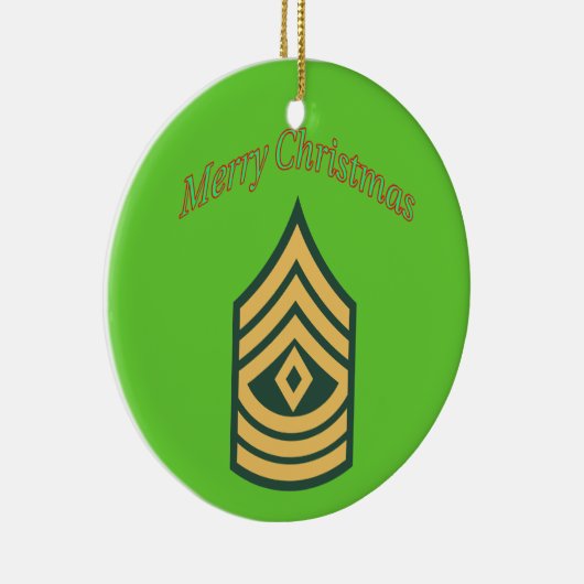 Army First Sergeant Weihnachtsschmuck (Rechts)