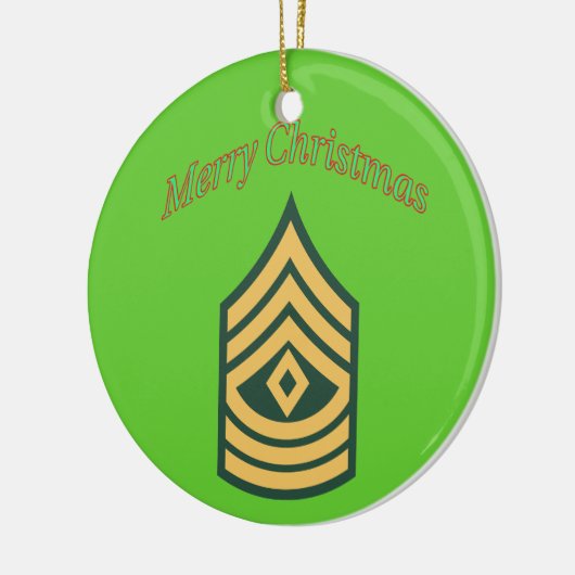 Army First Sergeant Weihnachtsschmuck (Links)