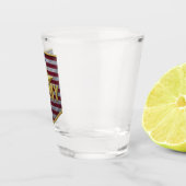 Army Flag Shield Schnapsglas (Rechts)