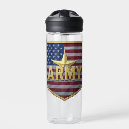 Army Flag Shield Trinkflasche