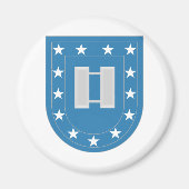 Army Flash Captain Insigna Magnet (Vorne)