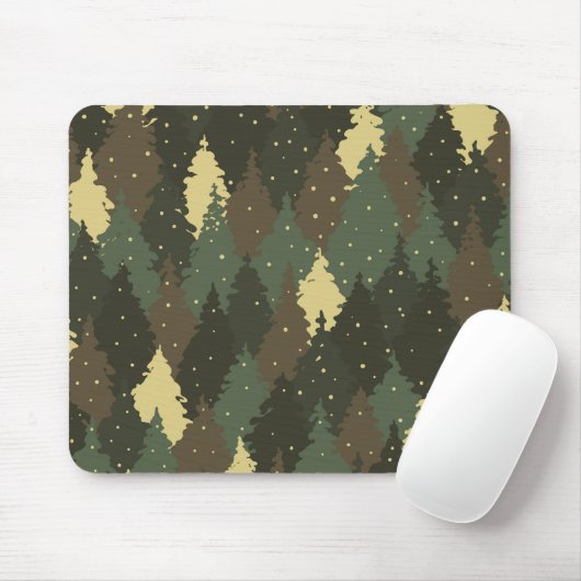 Army Forest Camouflage | Camouflage Forest Mousepa Mousepad (Mit Mouse)