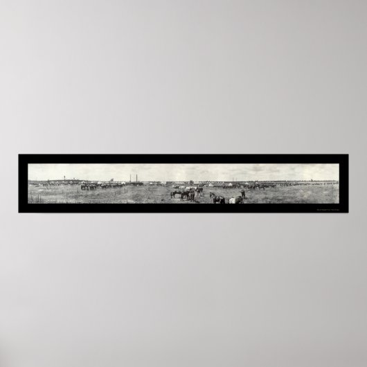 Army Fort Drum, NY Foto 1910 Poster (Vorne)