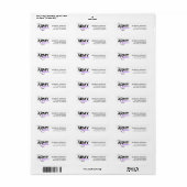 Army Girlfriend Address Labels (Vorne)