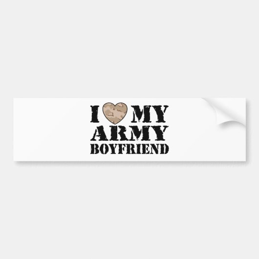 Army Girlfriend Autoaufkleber (Vorne)