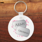 Army Girlfriend Dog Tags Schlüsselanhänger (Vorderseite)