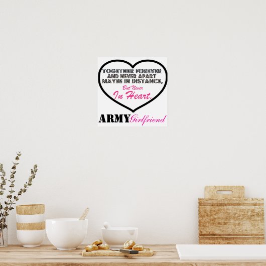 ARMY Girlfriend Poster (Küche)