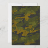 Army Graduation- Military - Soldier  Einladung (Rückseite)