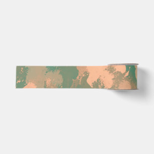 Army Green Abstrakt Floral Party Ribbon Ripsband