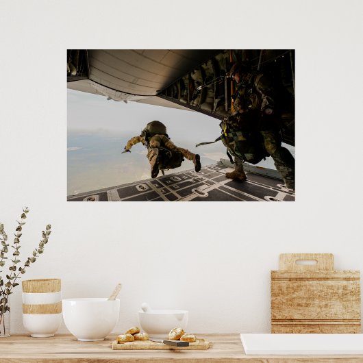 Army Green Berets Poster (Küche)