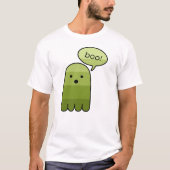 Army Green Boo Ghost Halloween T-Shirt (Vorderseite)