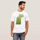 Army Green Boo Ghost Halloween T-Shirt (Vorne ganz)
