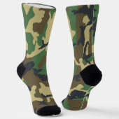 Army Green Camouflage Camouflage Printjagd Socken (Gewinkelt)