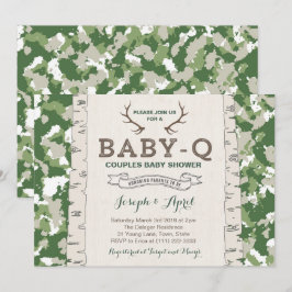 Army Green Camouflage Couples Kinderdusche für Jun Einladung