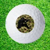 Army Green Camouflage Golfball