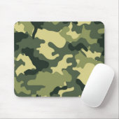 Army Green Camouflage Mousepad (Mit Mouse)