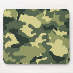 Army Green Camouflage Mousepad