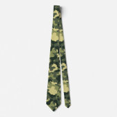 Army Green Camouflage Pattern Neck Tie Krawatte (Vorderseite)