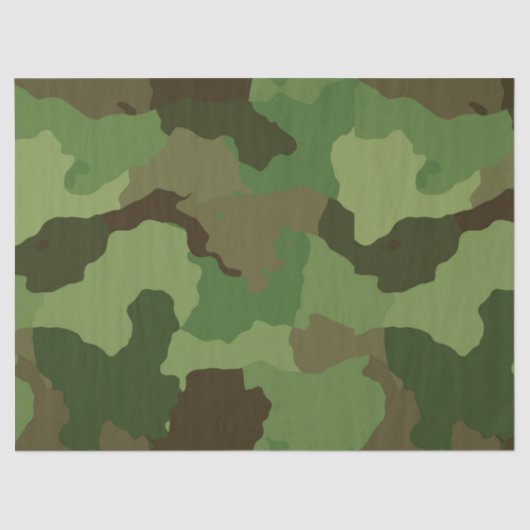 Army Green Camouflage Seidenpapier (Vorderseite)