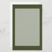 Army Green Carbon Fibre Print Briefpapier (Vorne/Hinten)