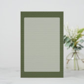 Army Green Carbon Fibre Print Briefpapier (Stehend Vorderseite)