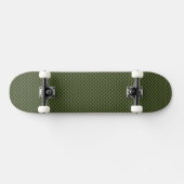Army Green Carbon Fibre Print Skateboard (Horizontal)