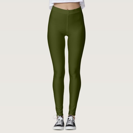 Army Green Custom Leggings (Vorderseite)