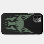 Army green Doberman  Case-Mate iPhone Hülle (Rückseite (Horizontal))