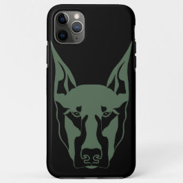 Army green Doberman  Case-Mate iPhone Hülle