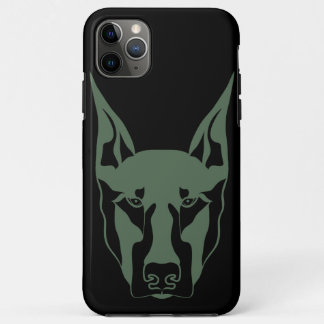 Army green Doberman Case-Mate iPhone Hülle