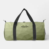 Army Green geometric mesh muster Monogram Duffle Bag (Vorderseite)