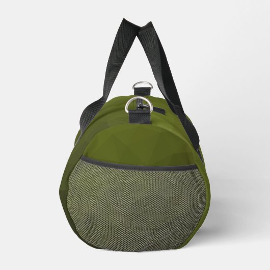 Army Green geometric mesh muster Monogram Duffle Bag (Rechts)