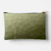 Army Green geometric mesh muster Monogram Zubehörtasche (Rückseite)