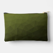 Army Green geometric mesh muster Monogram Zubehörtasche (Rückseite)