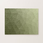 Army green gradient geometric mesh pattern puzzle (Horizontal)
