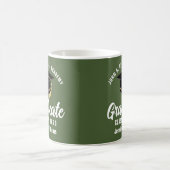Army Green Graduate Personalisiert 2025 Abschluss Kaffeetasse (Mittel)