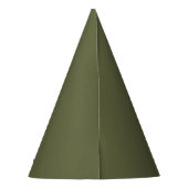 Army Green Happy Birthday Party Hat Partyhütchen (Rückseite)