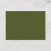Army Green Mighty Business Card Visitenkarte (Vorderseite)