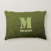 Army Green Oliven geometric mesh muster Monogram