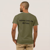 Army Green Operation Mind Shield Logo T-Shirt (Schwarz voll)