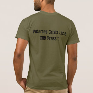Army Green Operation Mind Shield Logo T-Shirt