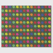 Army Green Paintball Geschenkpapier (Flach)