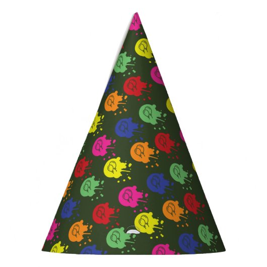 Army Green Paintball Party BallonPlatinen Partyhütchen (Links)