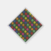 Army Green Paintball Party Balloon Muster Serviette (Ecke)