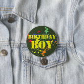 Army Green Paintball Party Birthday Boy Button (Beispiel)