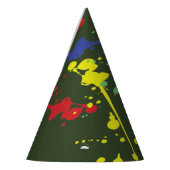 Army Green Paintball Party Spritzer Partyhütchen (Links)