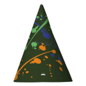 Army Green Paintball Party Spritzer Partyhütchen (Rechts)