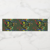 Army Green Paintball Party Spritzer Ziel Wasserflaschenetikett (Einzelnes Label)